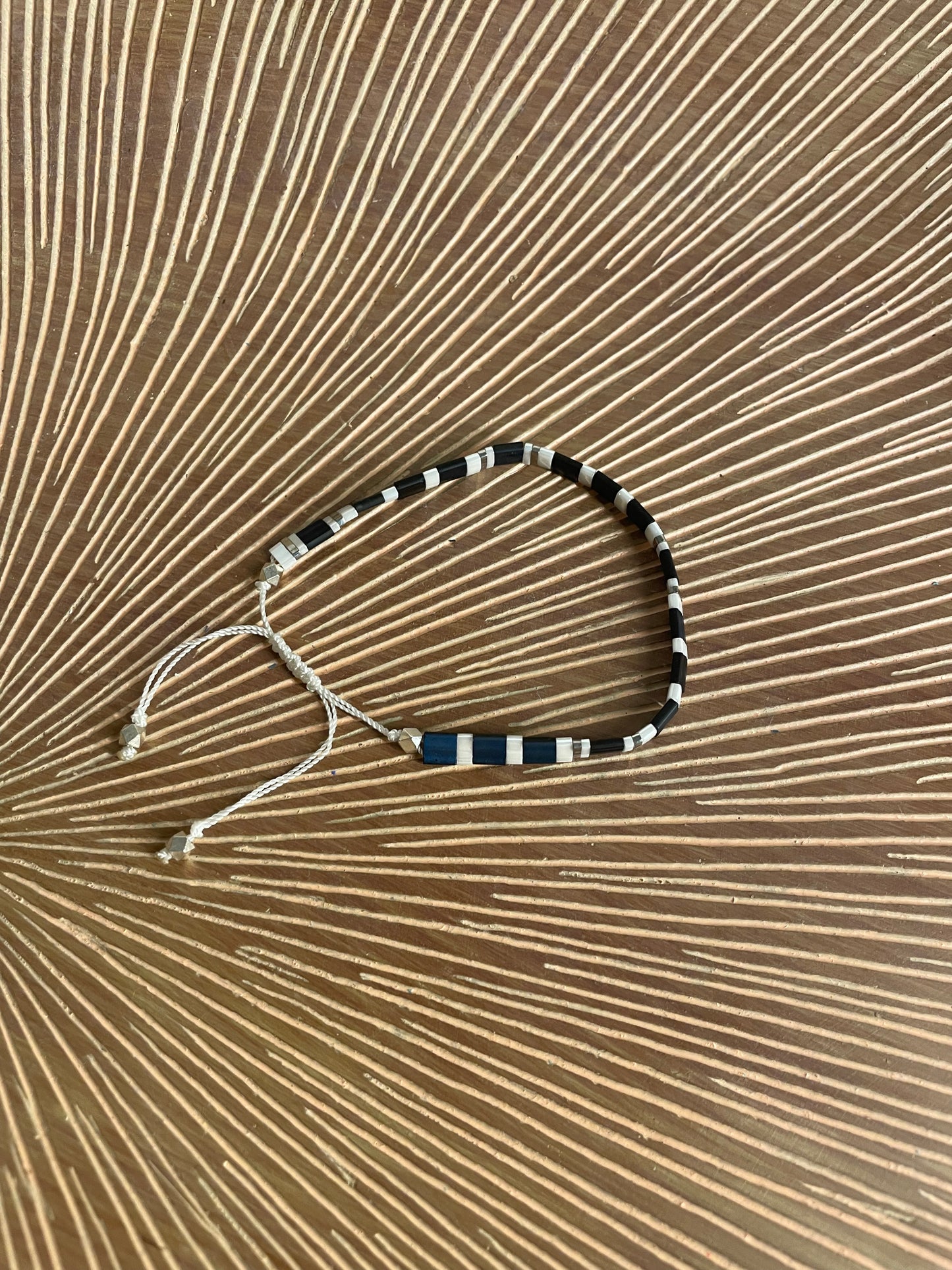 Bracelet Tila, bleu nacré