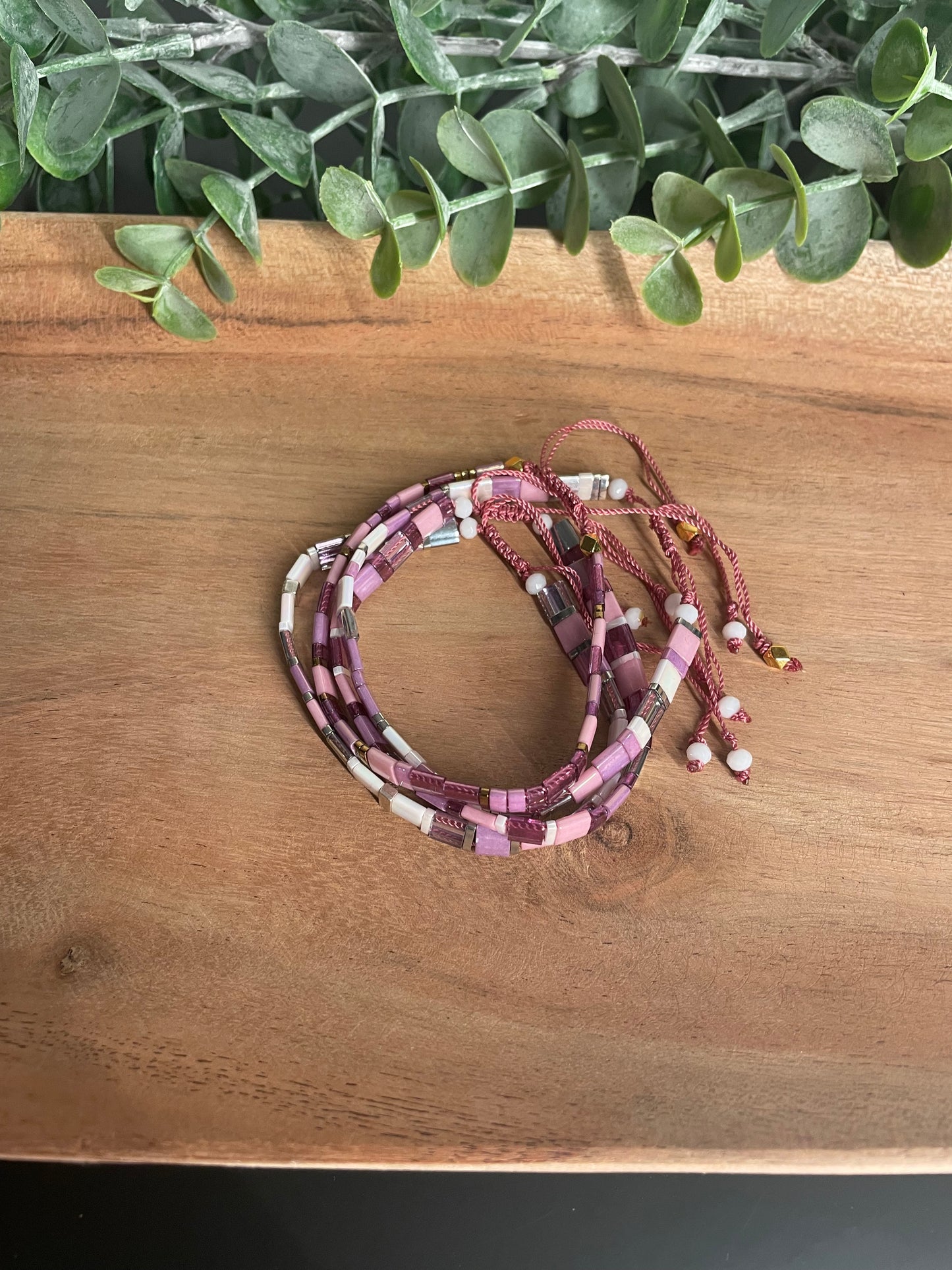 Bracelet Tila rose n°2