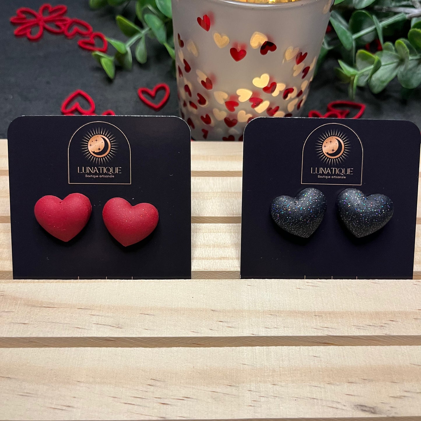 "Coeurs ballons", noirs