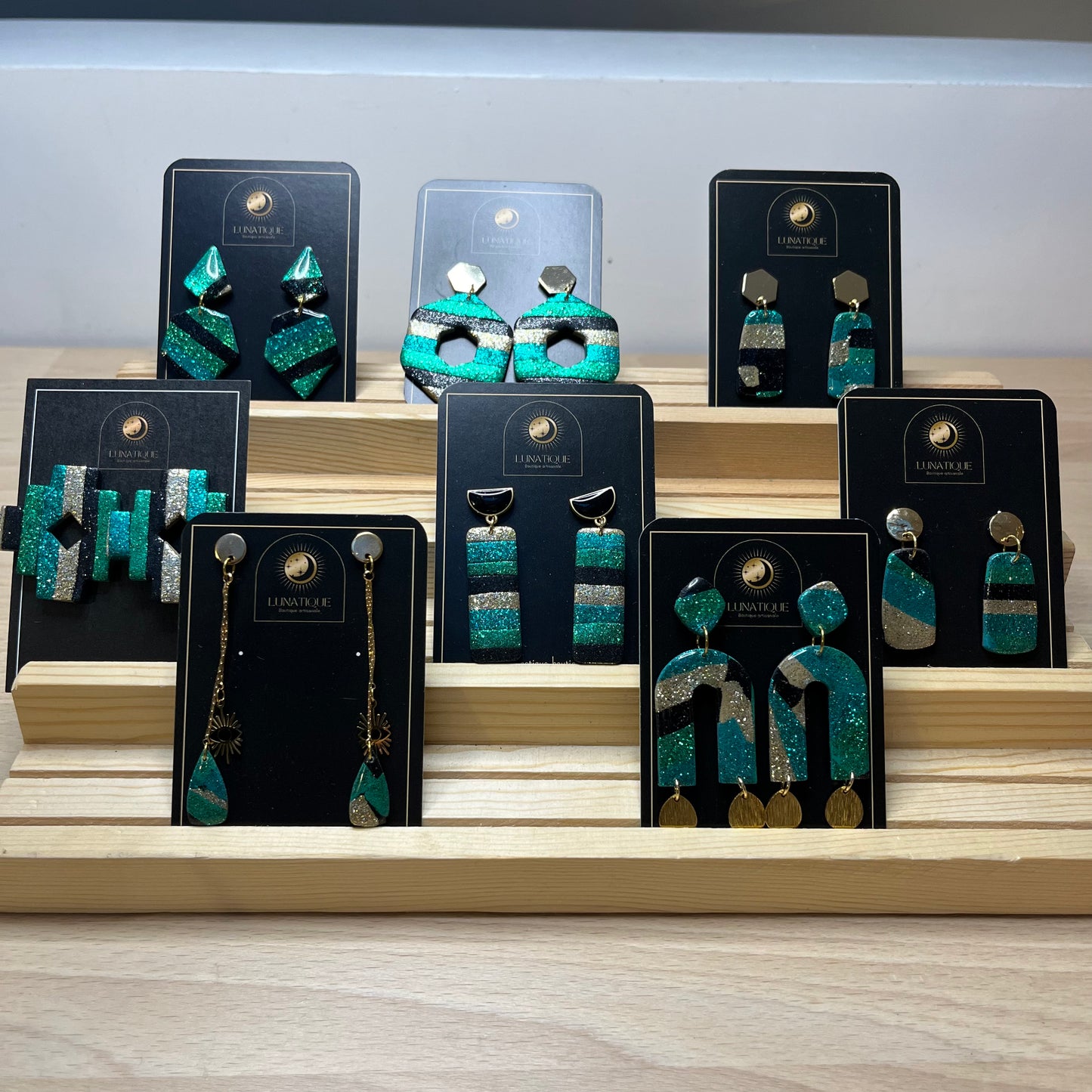 "Vert, or et noir", n°1