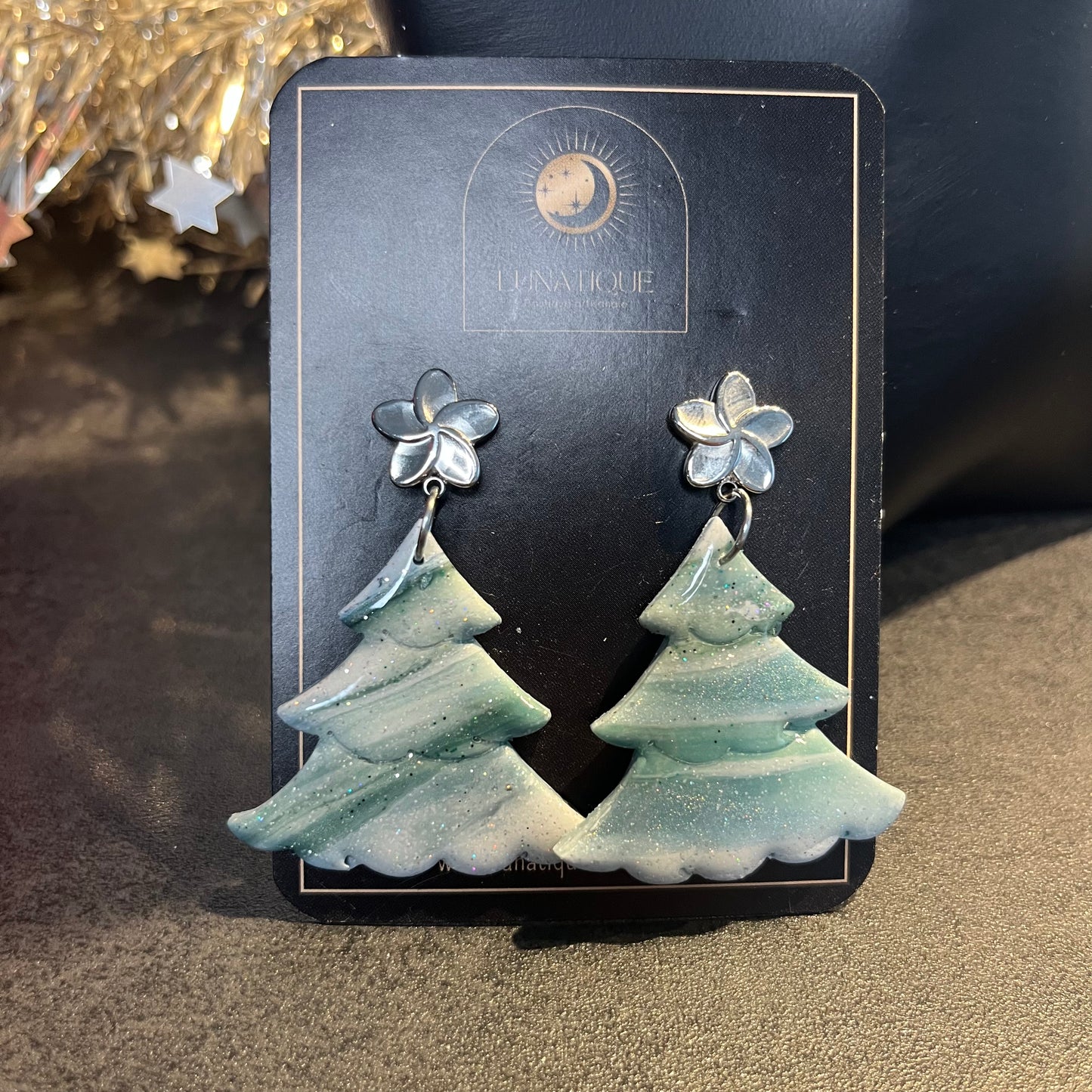 Sapin givré fleur