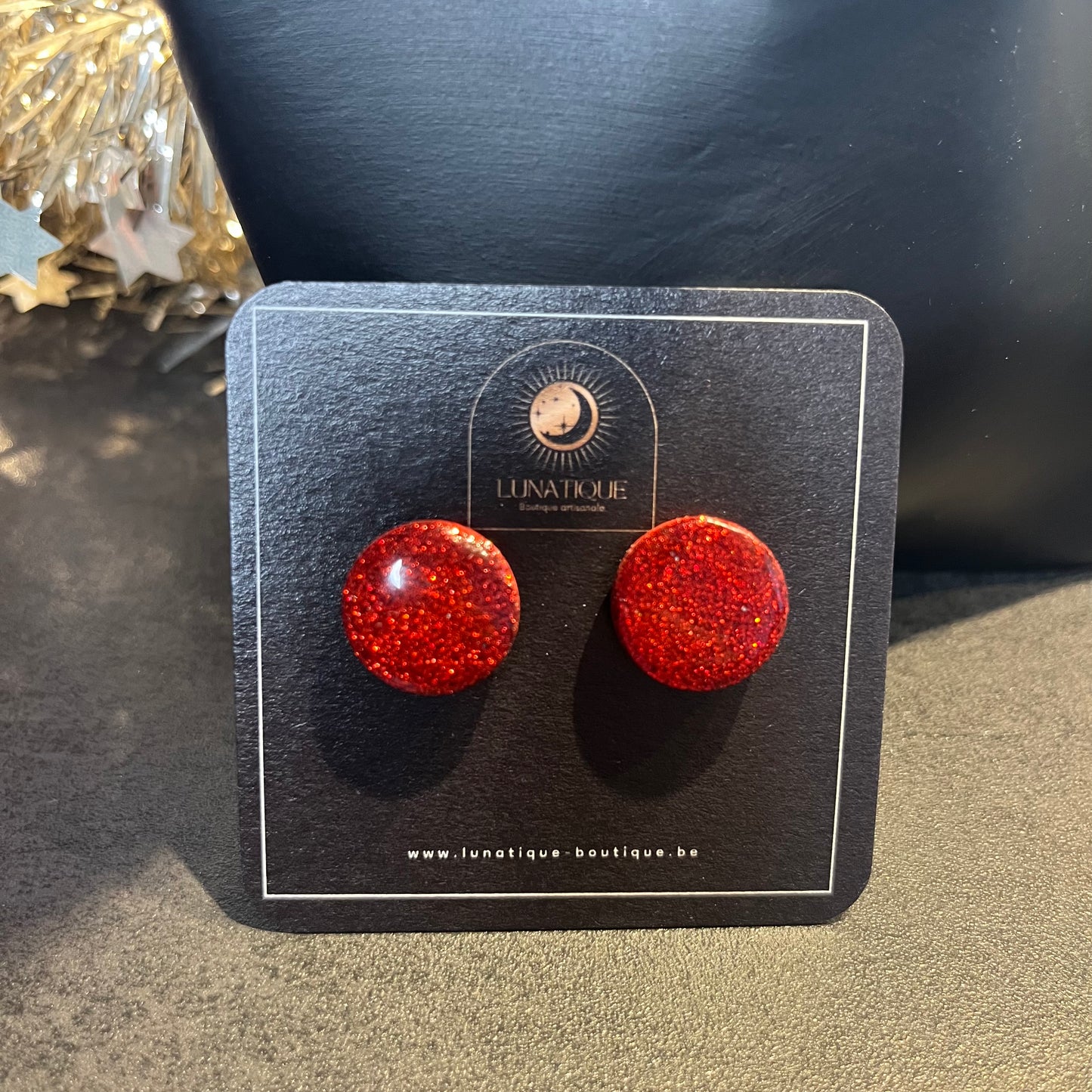 Puces de Noël rouges