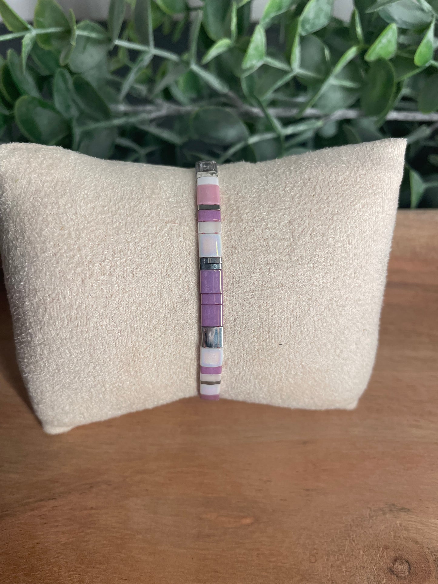 Bracelet Tila rose n°4