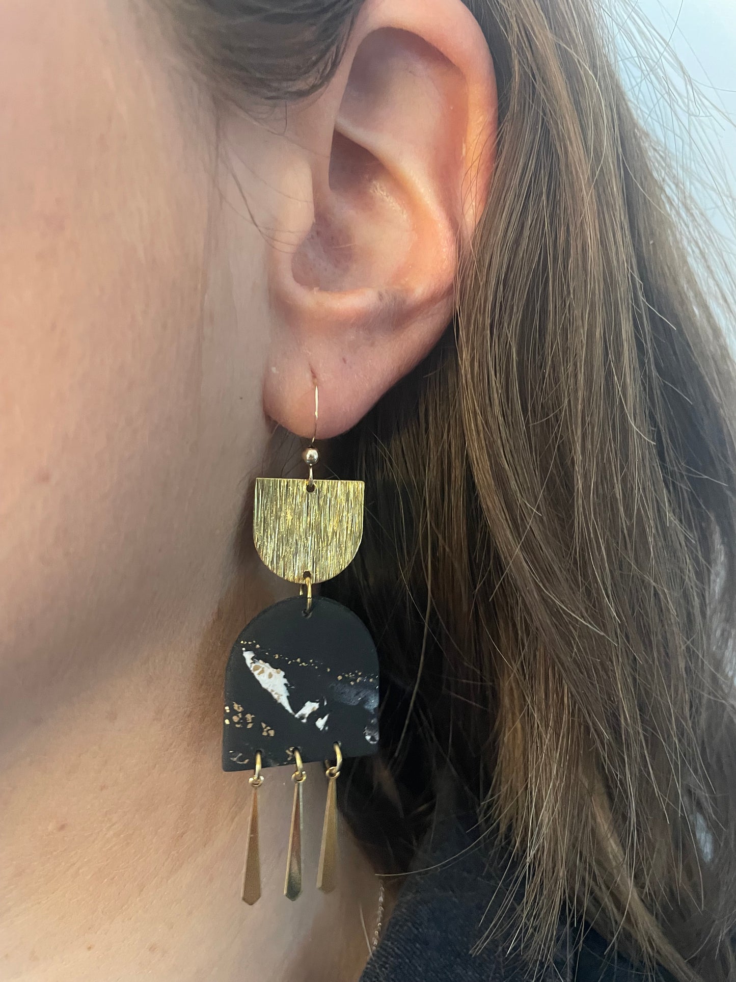 "Marbre noir doré" n°8