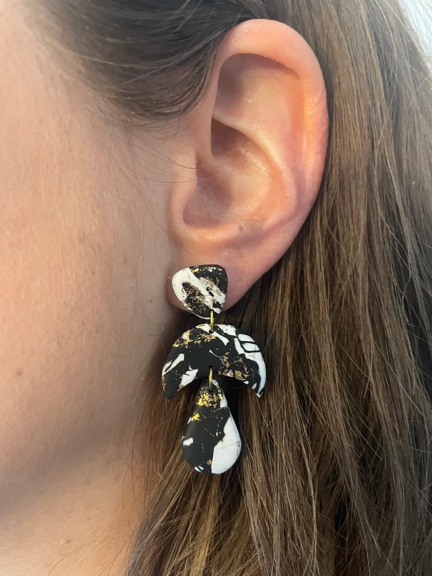 "Marbre noir doré" n°10