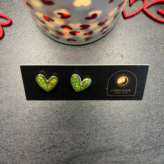 "Les puces", vert clair