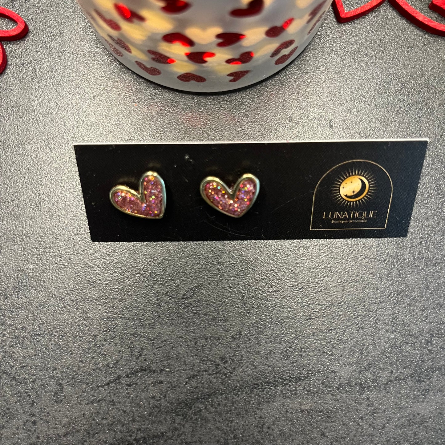 "Les puces", rose gold