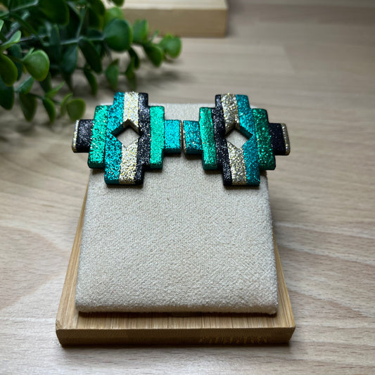 "Vert, or et noir", n°1