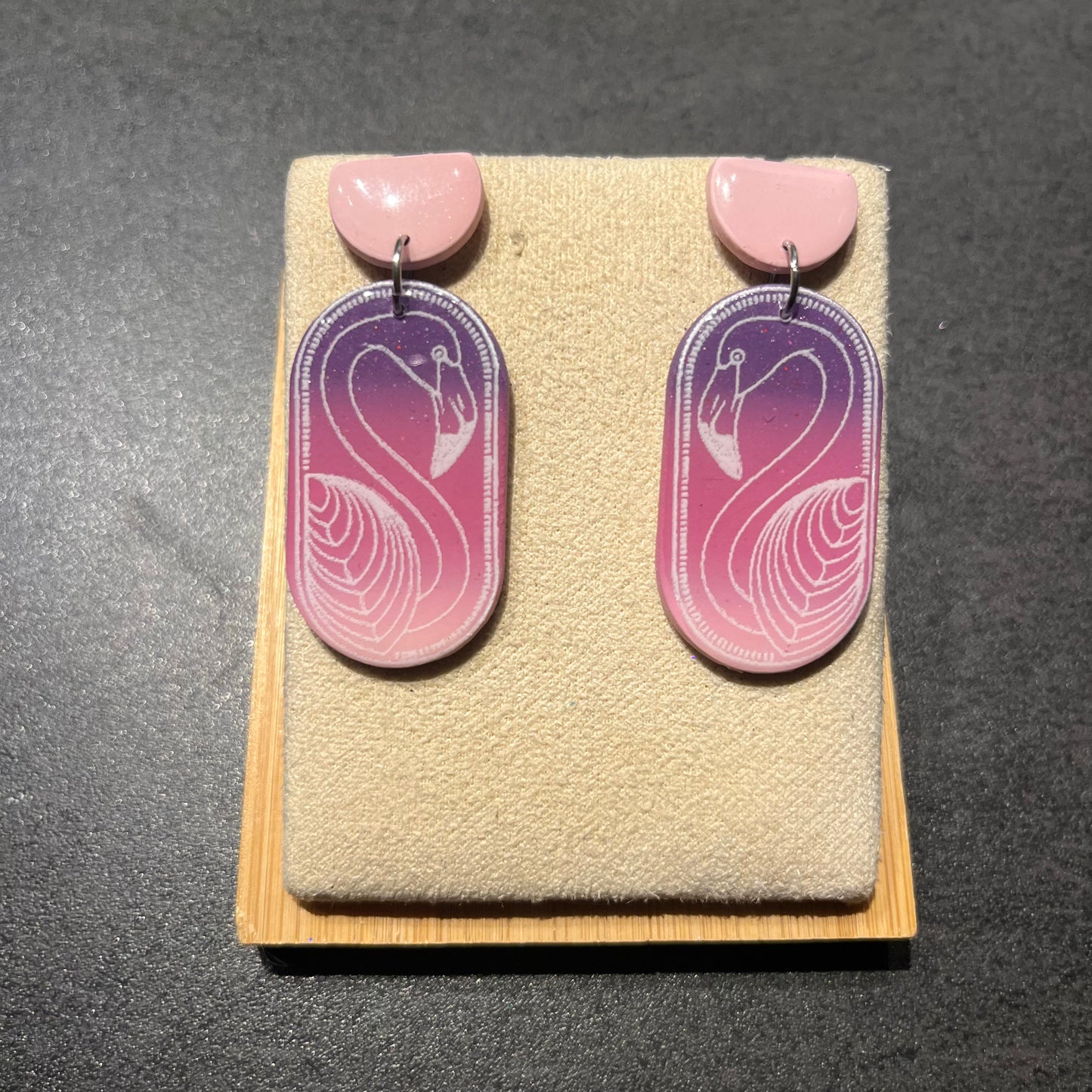 "Flamant rose", blanc