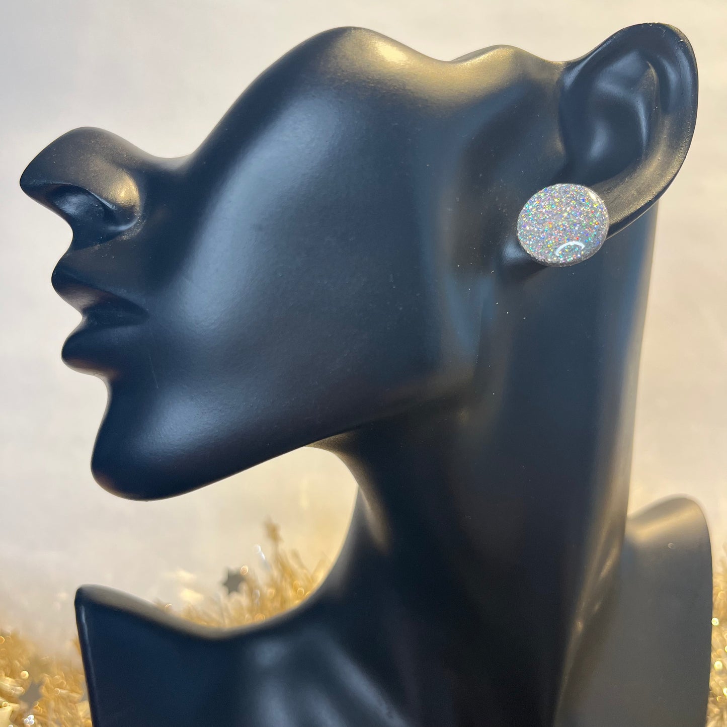 Puces de Noël argentées